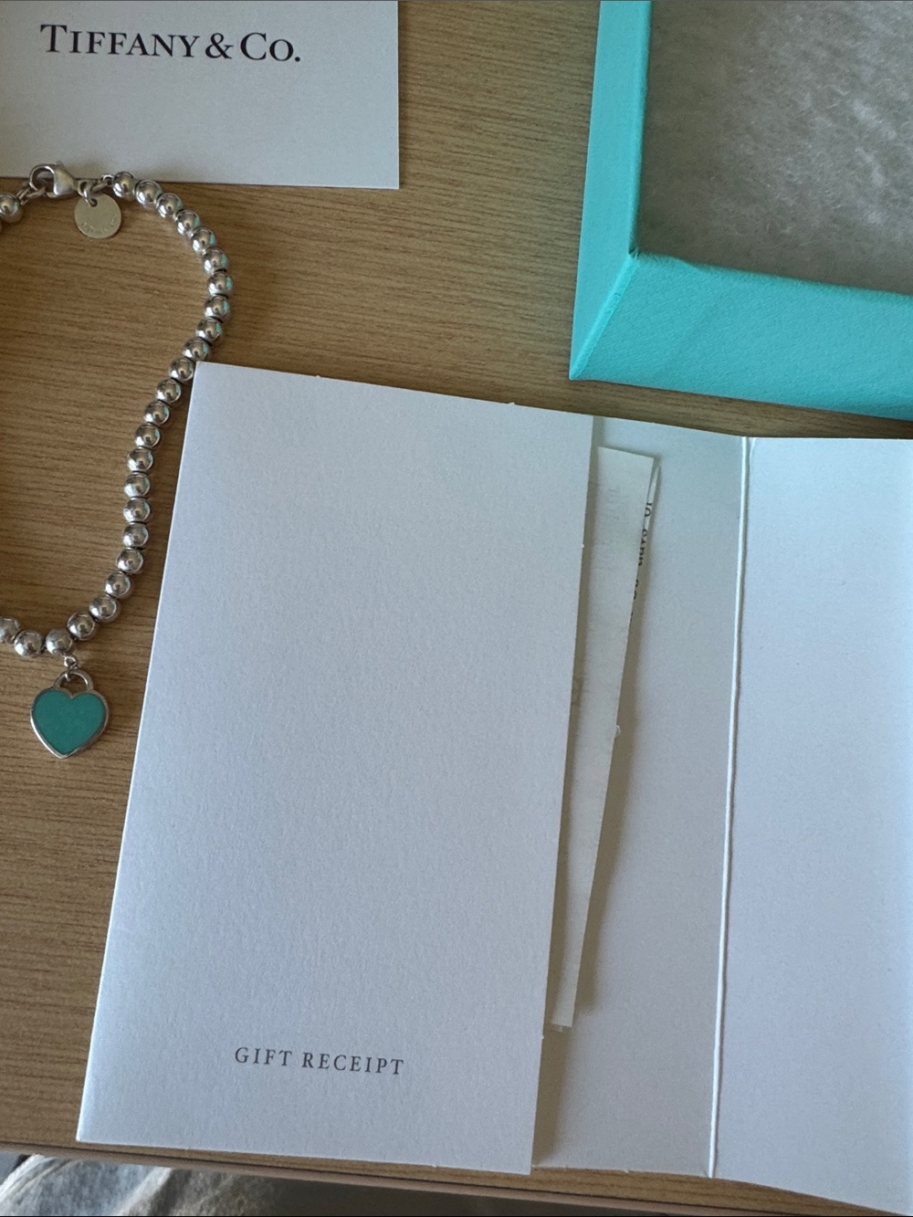 Tiffany & Co. Return to Tiffany Silver Bead Bracelet with a Diamond 💎 Size Small - Picture 4 of 8